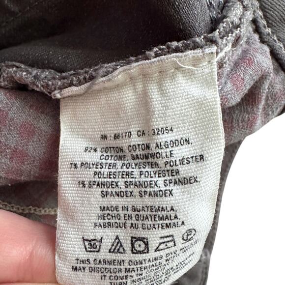 Pilcro and the Letterpress Jeans Womens' Size 25 STET Gray skinny Low Rise 1230 - Picture 6 of 14